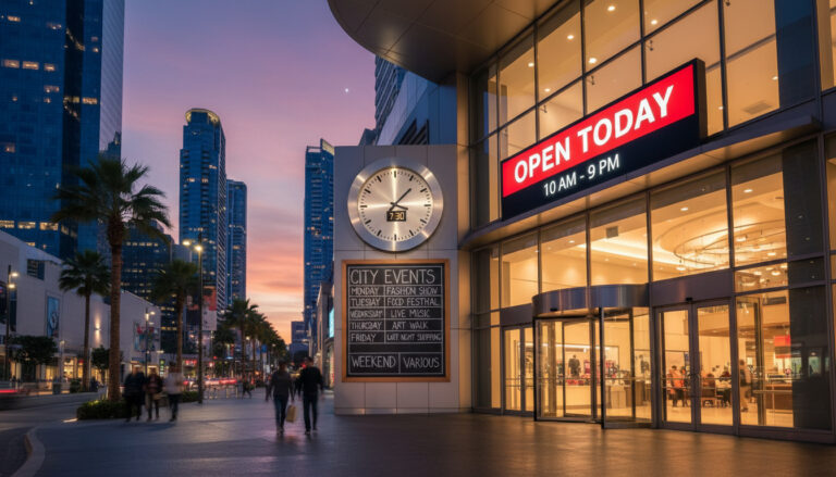 Centros Comerciales Abiertos Hoy – Horarios y Calendario por Ciudad